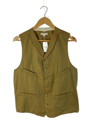 Mens Engineered Garments Engineered Garments Vest M Cotton Camel Iridescent - Image 1 of 4