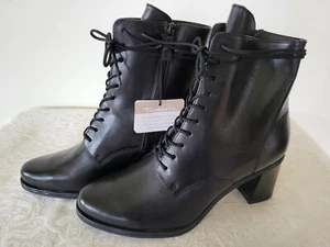 Tamaris Milda Leder Schnürstiefelette Gr. 39 (US 8,5) extra Satz Schnürsenkel - Bild 1 von 4