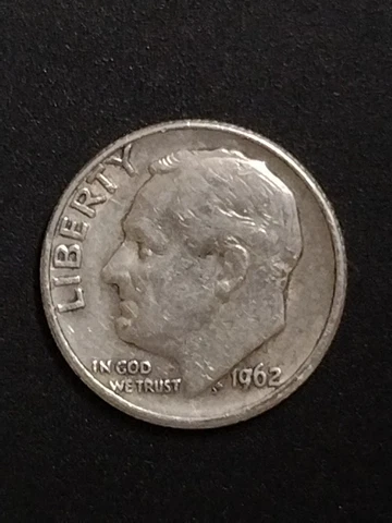 1962 D Roosevelt Dimes #3 Cover