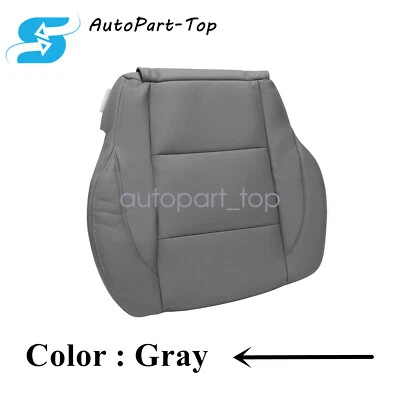 Cubierta de asiento de cuero gris para parte inferior del conductor Nissan Titan SE XE LE 2005-15 Foto 1 de 4