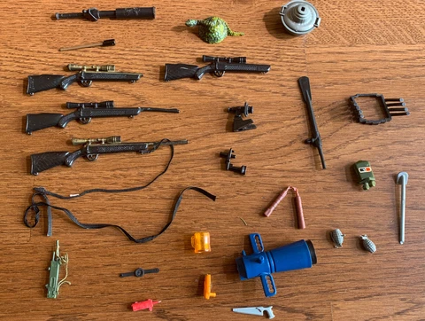 Hasbro Vintage 1960 & 70 ‘s GI Joe Adventure Team accessories  lot - Loose Cover