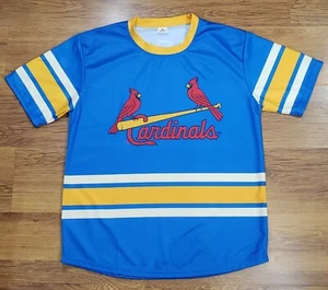 St. Louis Cardinals x STL Blues SS Hockey Jersey Shirt Sz XL SGA - Picture 1 of 7