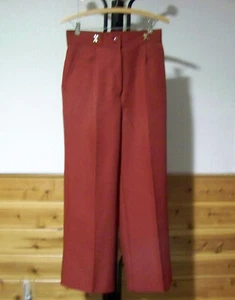 DAMEN VINTAGE (90er) ROSTFARBENE ANZUGHOSE (GRÖSSE 8?) - Bild 1 von 4