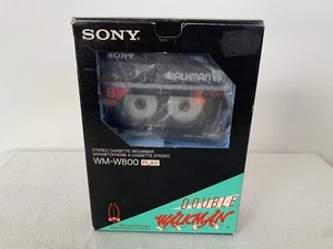 Sony WM-W800 Walkman Doppelkassetten Spieler Double Cassette Player Vintage OVP - Bild 1 von 22