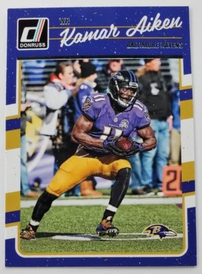 2016 Donruss Kamar Aiken Baltimore Ravens #24 - Image 1 of 2