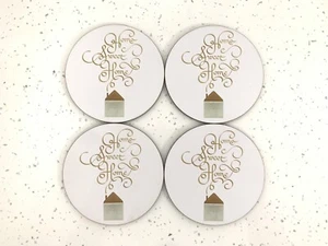 Home Sweet Home Kork Untersetzer Set x4 von Blanca Gomez Wohndeko Tischdekoration - Bild 1 von 10