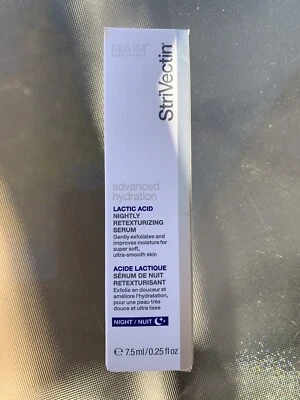 Strivectin Lactic Acid Nightly Retexturizing Serum 7.5ml/0.25oz NIB - Image 1 of 4