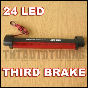 Tercera Luz de Freno Universal 12V 24 LED Rojo 12v 3M Adhesivo - Imagen 1 de 2