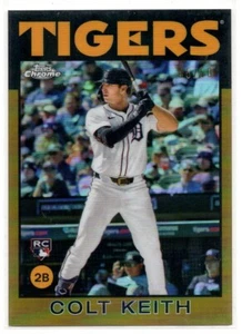 Colt Keith 2024 Topps Chrome Lids Mitchell & Ness Exclusive Gold /50 Tigers RC - Picture 1 of 2