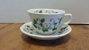 Taza de té y platillo Syracuse China, cornejo pesado restaurante artículos - Imagen 1 de 6