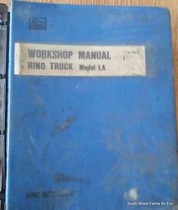 MANUAL DE TALLER DE SERVICIO SERIE HINO LA S1-74E-01 22 subsecciones - Imagen 1 de 8