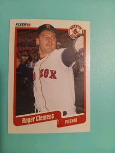 SEHR SELTENE ROGER CLEMENS 1990 FLEER #271 FEHLERKARTE NM - Bild 1 von 2