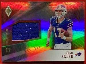 JOSH ALLEN 2018 Panini Phoenix #4 /100 !!! Rookie (RC) Jersey Patch Bflo Bills - Picture 1 of 2