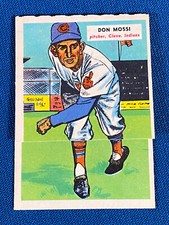 1955 Topps Doubleheaders Joe Frazier #83 Don Mossi #84 Baseball Card NM