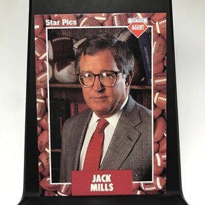 1991 Star Pics Football Jack Mills #58 Top Pick Agent Insert
