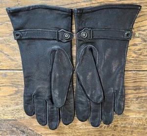 Vintage Bundeswehr gefütterte Leder Kampfhandschuhe Gr. 9 gemarkt KMA 88 ungetragen? - Bild 1 von 4