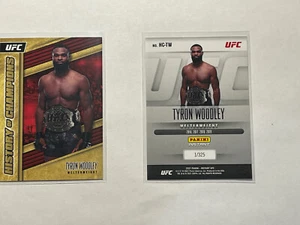 Tyron Woodley 2021 Panini Instantáneo UFC Historia de Campeones 1/325 RARO - Imagen 1 de 6