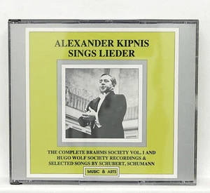 ALEXANDER KIPNIS ⸺ BRAHMS, WOLF, SCHUBERT ⸺ Lieder ⸺ MUSIC & ARTS 2xCDs NM - Picture 1 of 2