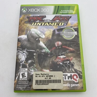 MX vs. ATV Untamed (Platinum Hits) - Xbox 360 Game - Complete & Tested - Image 1 of 4