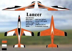 Boomerang Lancer - Naranja - Imagen 1 de 8