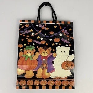 Bolso de regalo vintage Lucy Rigg Halloween de truco o trato 1995 oso fantasma Jeanmarie - Imagen 1 de 8