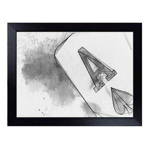 The Ace Of Spades Lap Tray Cushioned Bean Bag Padded TV Dinner Breakfast Desk - Picture 1 of 4