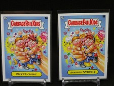 Rice Krispies Snap Crackle Pop Cereal Spoof Garbage Pail Kids 2 card set