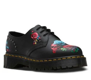 Neu im Karton Damenschuhe Dr. Martens 1461 Bex Rose Oxford R24422001 Rose Fantasy Totenkopf - Bild 1 von 6