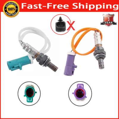2pcs Oxygen Sensor For 2011-2019 Ford Fiesta 1.6L L4 Upstream+Downstream Sensor - Image 1 of 4