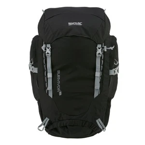 Regatta Survivor V4 65L Breathable Outdoor Walking Backpack Rucksack - Black - Imagen 1 de 5