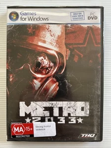 PC DVD - METRO 2033 (2010) BRAND NEW & SEALED - Picture 1 of 2