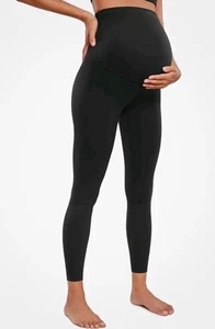 Black CRZ YOGA Womens Butterluxe Maternity Leggings Over The Belly Medium - Picture 1 of 3