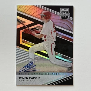 Owen Caissie 2020 Panini Elite Extra Edition Opti-Chrome Holo Signatures Auto - Picture 1 of 3
