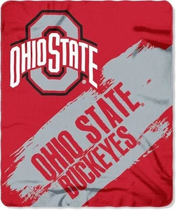 Ohio State Buckeyes NCAA 50" x 60" Adult Fleece Throw Blanket - Picture 1 of 2