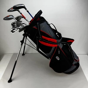 USKG US Kids Golf 8 Piece WT-20S TS3 Club Set Right Hand Orange 50"-52" Tall - Picture 1 of 7