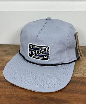 Sombrero de Cuerda Ouray Fuerza Aérea Cuero Azul Correa Ajustable 1954 Talla Única Nuevo Foto 1 de 4