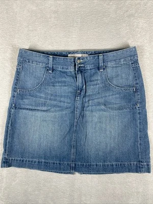 Old Navy Denim Jean Skirt Size 14 A-Line Above Knee Pockets Button Zip Closure - Изображение 1 из 4