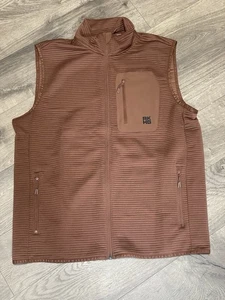 Alaskan Hardgear Vest Mens M Medium Brown Full Zip Blackburn Duluth Trading NWT - Picture 1 of 6