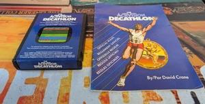 Decathlon (Activision 1983) (Modul & Manual) works Classic ATARI 2600 8-bit - Picture 1 of 2
