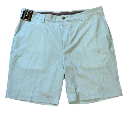 Roundtree Yorke Performance Shorts  40 Stretch Classic Fit Flat Front NWT - Image 1 of 4