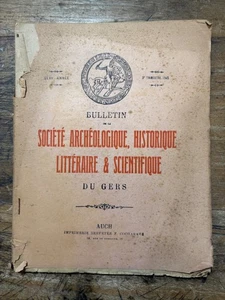BULLETIN - Société Archéologique du Gers - 1945 - Foto 1 di 2
