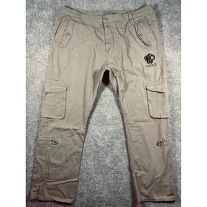 Pantalones cargo COOGI para hombre beige bordado logotipo talla 48x36 hip hop ropa de calle - Imagen 1 de 15