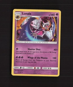 Lunala 61/145 Guardians Rising Cracked Ice Holo Holo Pokemon Card LP - Bild 1 von 10