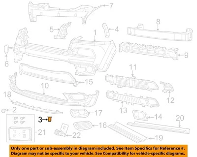 CHRYSLER OEM 13-23 200 rieles de piso-retenedor de panel de cuerpo trasero 6510682AA Foto 1 de 2