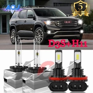 For GMC Acadia 2013-2018 Xenon HID Headlight High/Low Beam & LED Fog Light Bulbs - Bild 1 von 16