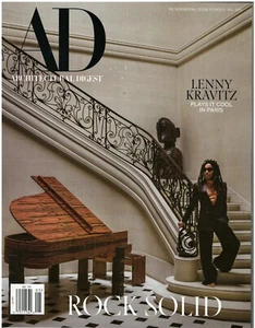 Architectural Digest May 2025 Lenny Kravitz Paris Hong Kong Studio Sag Harbor - Picture 1 of 1