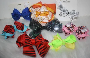 Lot of 8 Girls Hair Accessories Headbands Bows Colorful Dressy Gift NIP - Picture 1 of 4