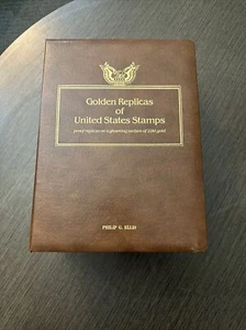75 Golden Replicas of First Day Issue Stamps + Album - 22kt gold - 1985-87 - Picture 1 of 14