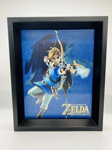 The Legend of Zelda: Breath of the Wild Lenticular 3D Wall Art On Frame Nintendo - Picture 1 of 12
