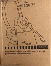 Jabra Engage 75 Stereo Wireless Headset - Black - Unopened